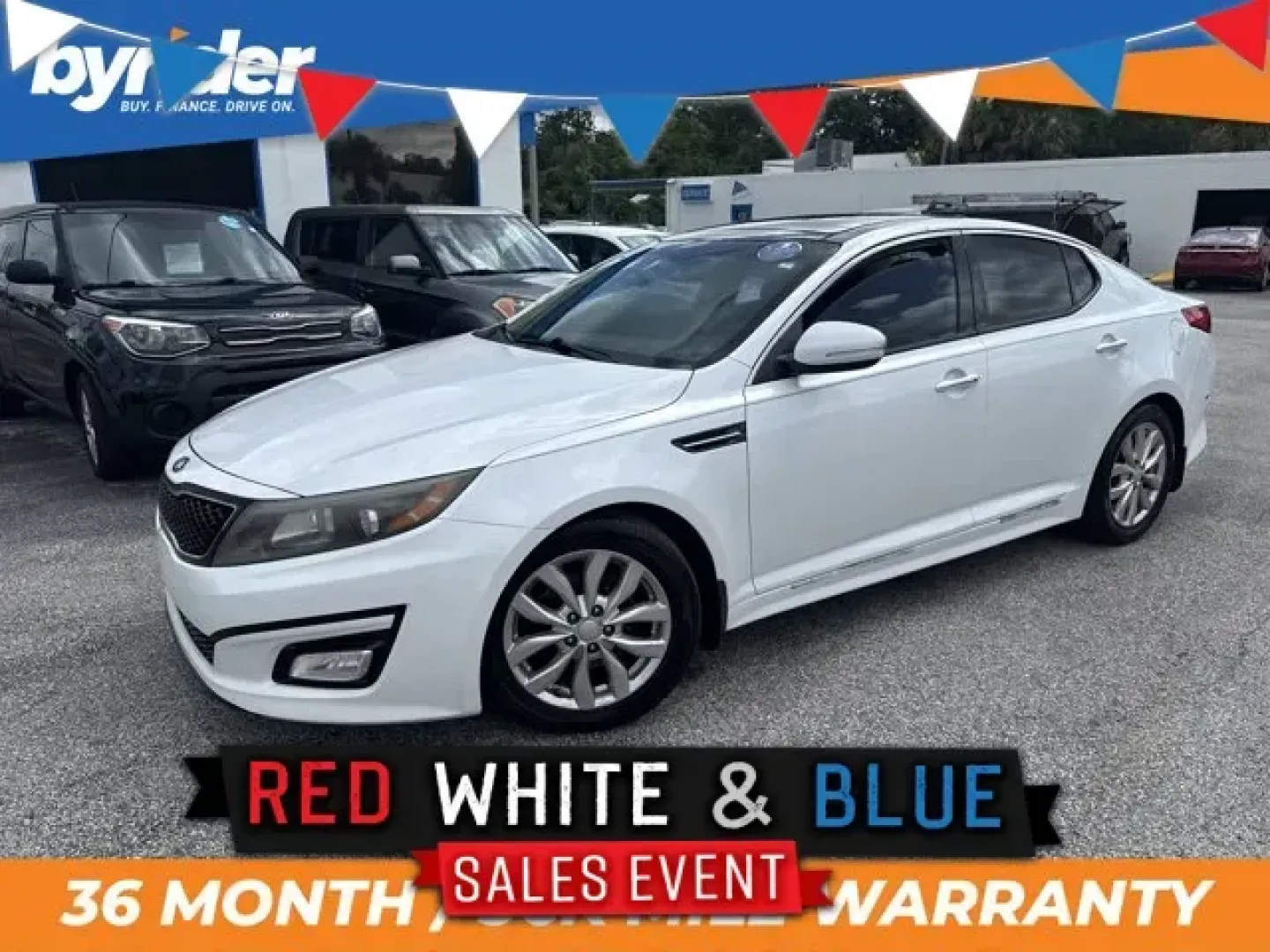 2015 Kia Optima (5XXGN4A73FG) with an Other engine, AUTOMATIC transmission, located at 1285 Cassat Ave, Jacksonville, FL, 32205, (904) 425-3000, 30.299780, -81.732430 - **Experience the Open Road with a 2015 Kia Optima from Byrider Florida #139 in Jacksonville!**<br /> <br /> Are you seeking reliable transportation for your daily commute, family outings, or weekend adventures? Look no further than the stunning 2015 Kia Optima, available now at Byrider Florida #139. - Photo#0