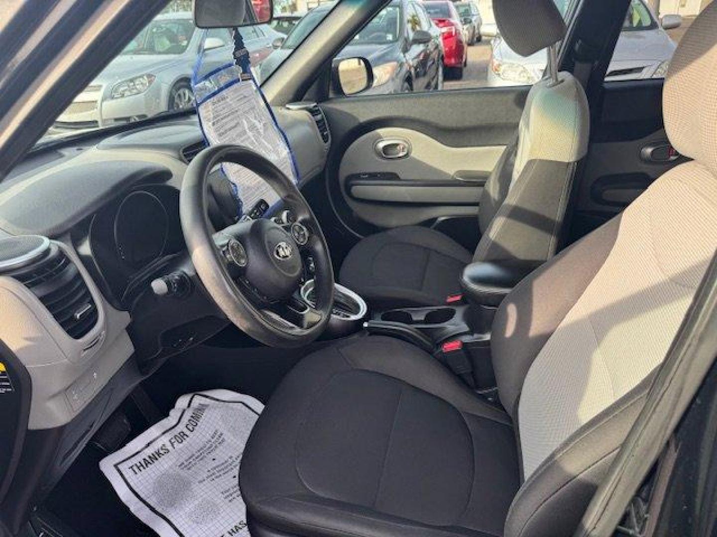 2015 Kia Soul (KNDJN2A21F7) with an Other engine, AUTOMATIC transmission, located at 7701 Park Blvd., Pinellas Park, FL, 33781, (727) 369-7777, 27.839552, -82.747284 - KBB.com 10 Coolest New Cars Under $18,000. Only 97,275 Miles! Scores 30 Highway MPG and 24 City MPG! This Kia Soul boasts a Regular Unleaded I-4 1.6 L/97 engine powering this Automatic transmission. WHEEL LOCKS, SHADOW BLACK, GRAY 2-TONE, CLOTH SEAT TRIM.*This Kia Soul Comes Equipped with These Opti - Photo#4