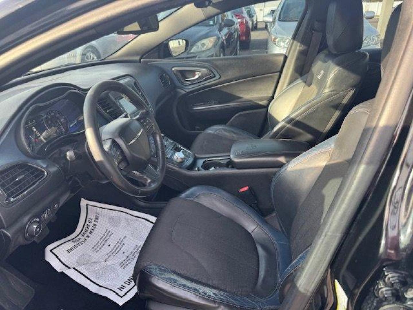 2015 Chrysler 200 (1C3CCCBG2FN) with an Other engine, AUTOMATIC transmission, located at 7701 Park Blvd., Pinellas Park, FL, 33781, (727) 369-7777, 27.839552, -82.747284 - IIHS Top Safety Pick+, Top Safety Pick+. Delivers 32 Highway MPG and 19 City MPG! This Chrysler 200 delivers a Regular Unleaded V-6 3.6 L/220 engine powering this Automatic transmission. WHEELS: 19 X 8.0 HYPERBLACK ALUMINUM -inc: Tires: P235/40R19XL BSW AS, TRANSMISSION: 9-SPEED 9HP48 AUTOMATIC -inc - Photo#4