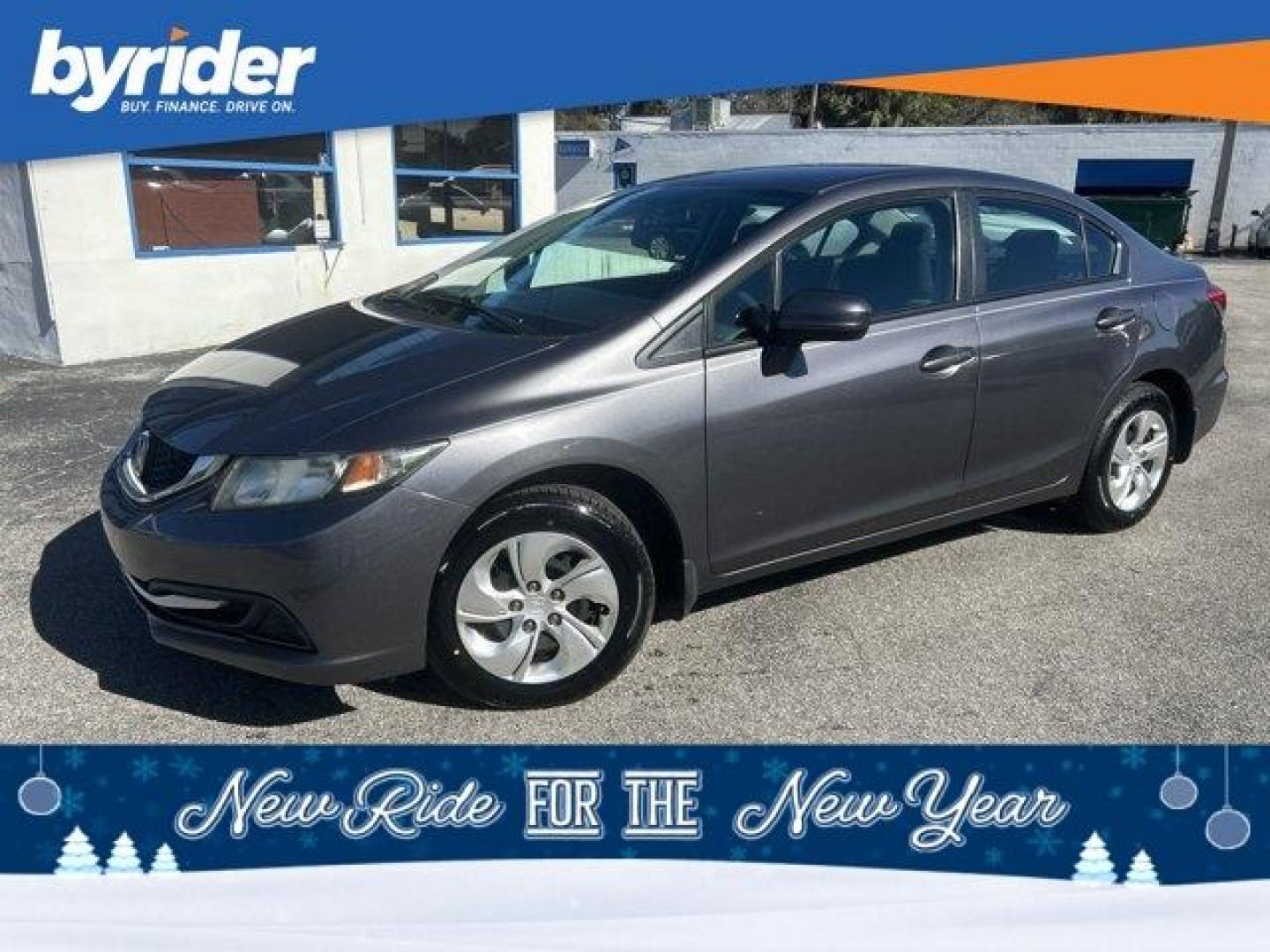 2015 Honda Civic Sedan (19XFB2F51FE) with an Other engine, AUTOMATIC transmission, located at 1285 Cassat Ave, Jacksonville, FL, 32205, (904) 425-3000, 30.299780, -81.732430 - IIHS Top Safety Pick. Only 119,277 Miles! Scores 39 Highway MPG and 30 City MPG! This Honda Civic Sedan boasts a Regular Unleaded I-4 1.8 L/110 engine powering this Variable transmission. Window Grid Antenna, Wheels: 15 w/Full Covers, VSA Electronic Stability Control (ESC).*This Honda Civic Sedan Co - Photo#0