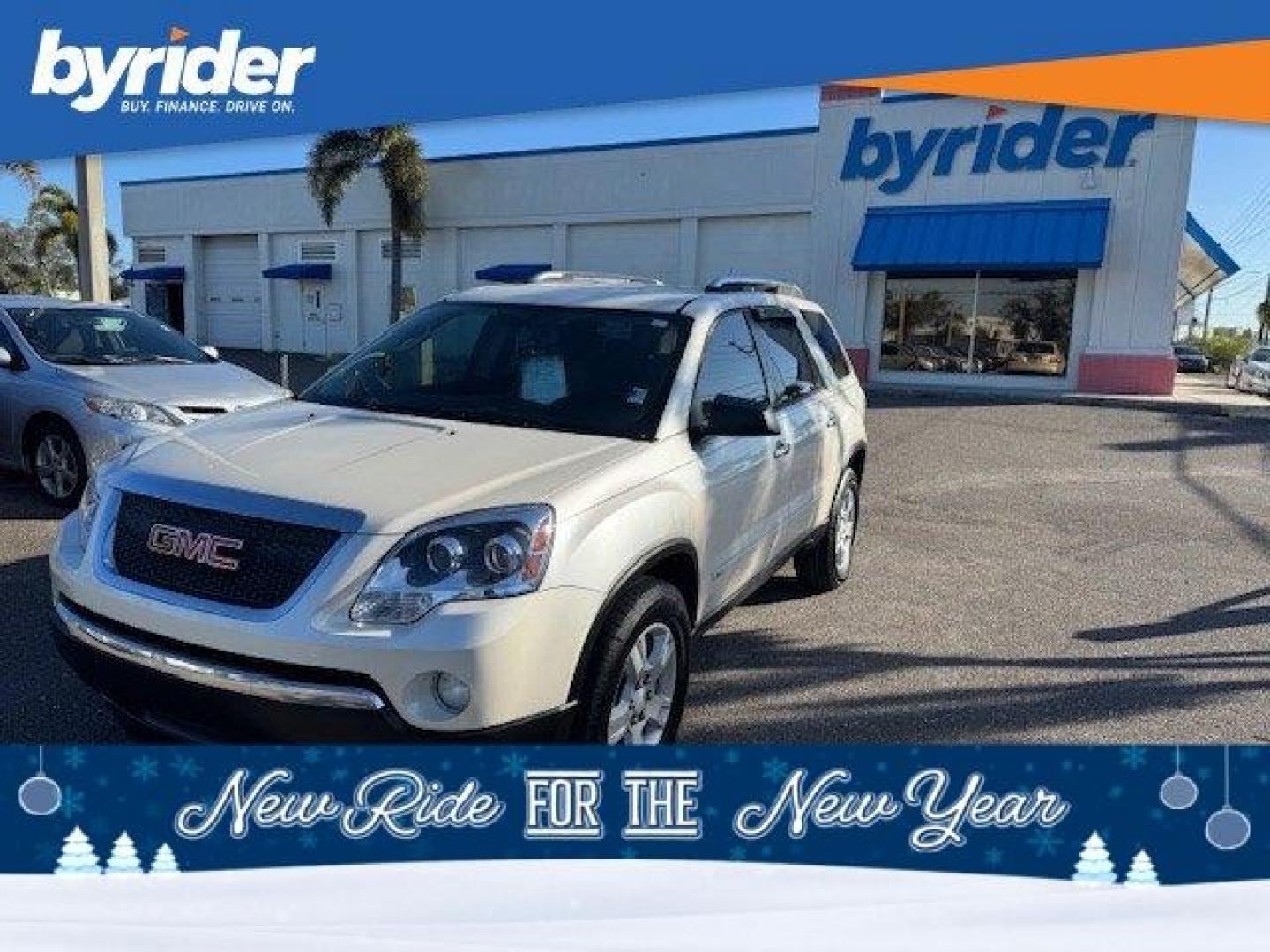2009 GMC Acadia (1GKER13D29J) with an Other engine, AUTOMATIC transmission, located at 7701 Park Blvd., Pinellas Park, FL, 33781, (727) 369-7777, 27.839552, -82.747284 - Only 157,968 Miles! Delivers 24 Highway MPG and 17 City MPG! This GMC Acadia boasts a Gas V6 3.6L/220 engine powering this Automatic transmission. WHITE DIAMOND TRICOAT, WHEELS, 4-18 X 7.5 (45.7 CM X 19.1 CM) PAINTED ALUMINUM (STD), WHEEL, 17 (43.2 CM) COMPACT STEEL SPARE.*This GMC Acadia Comes Equi - Photo#0