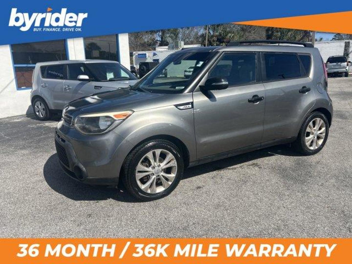 2014 Kia Soul (KNDJP3A52E7) with an Other engine, AUTOMATIC transmission, located at 1285 Cassat Ave, Jacksonville, FL, 32205, (904) 425-3000, 30.299780, -81.732430 - KBB.com 10 Coolest New Cars Under $18,000. Only 105,892 Miles! Delivers 31 Highway MPG and 23 City MPG! This Kia Soul delivers a Regular Unleaded I-4 2.0 L/122 engine powering this Automatic transmission. TITANIUM GRAY, GRAY 2-TONE, UPGRADED CLOTH SEAT TRIM, GRAY 2-TONE, LEATHER SEAT TRIM.* This Kia - Photo#0