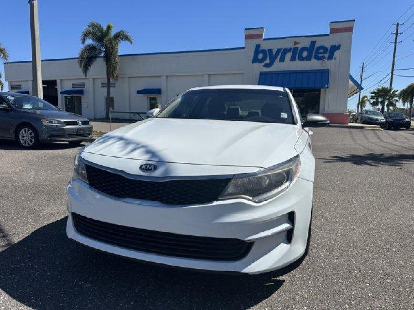 2016 Kia Optima (5XXGT4L31GG) with an Other engine, AUTOMATIC transmission, located at 7701 Park Blvd., Pinellas Park, FL, 33781, (727) 369-7777, 27.839552, -82.747284 - IIHS Top Safety Pick+. Scores 35 Highway MPG and 24 City MPG! This Kia Optima boasts a Regular Unleaded I-4 2.4 L/144 engine powering this Automatic transmission. SNOW WHITE PEARL, CARPETED FLOOR MATS, BEIGE, CLOTH SEAT TRIM W/YES ESSENTIALS.* This Kia Optima Features the Following Options *Window G - Photo#1