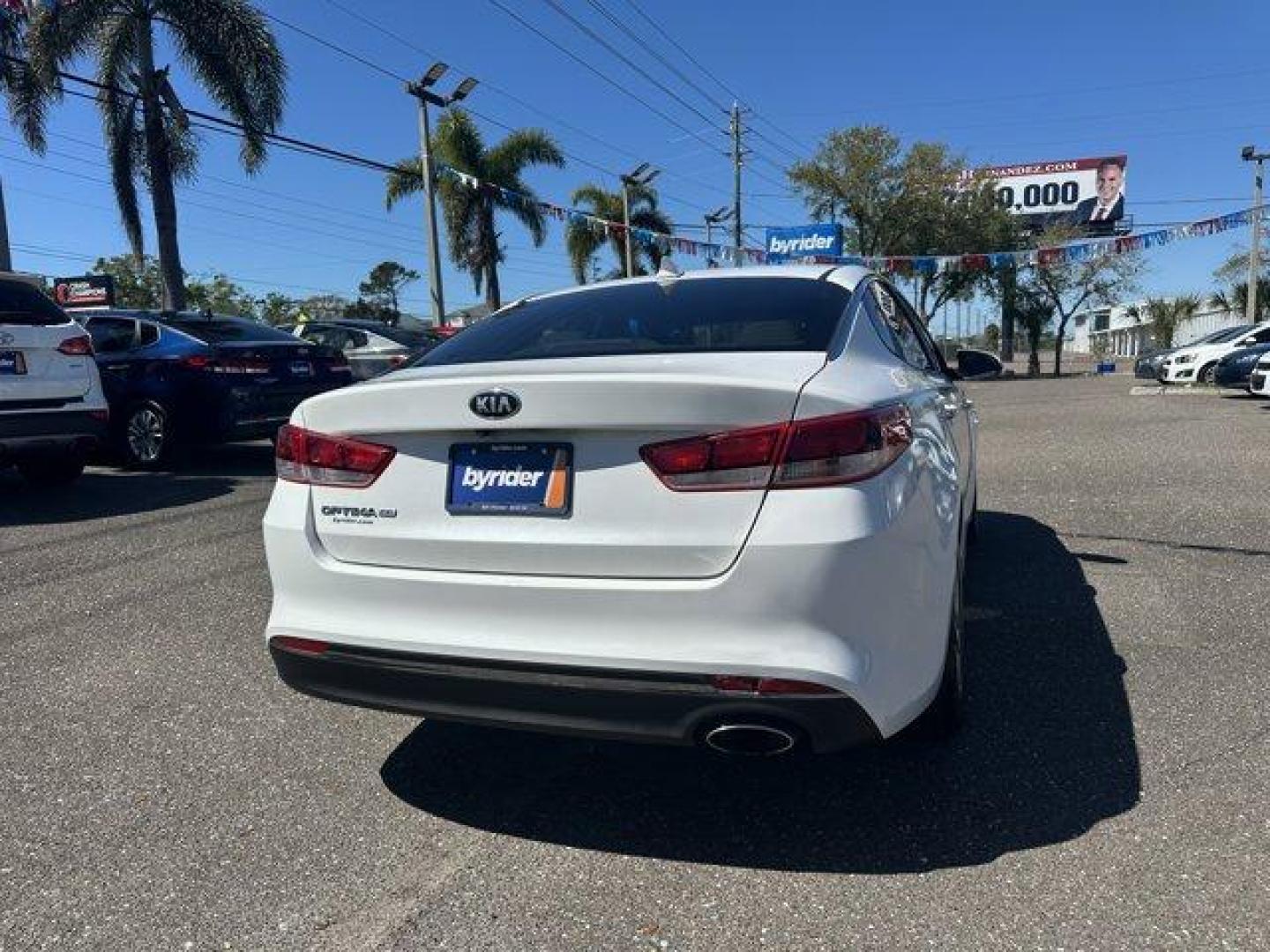 2016 Kia Optima (5XXGT4L31GG) with an Other engine, AUTOMATIC transmission, located at 7701 Park Blvd., Pinellas Park, FL, 33781, (727) 369-7777, 27.839552, -82.747284 - IIHS Top Safety Pick+. Scores 35 Highway MPG and 24 City MPG! This Kia Optima boasts a Regular Unleaded I-4 2.4 L/144 engine powering this Automatic transmission. SNOW WHITE PEARL, CARPETED FLOOR MATS, BEIGE, CLOTH SEAT TRIM W/YES ESSENTIALS.* This Kia Optima Features the Following Options *Window G - Photo#7