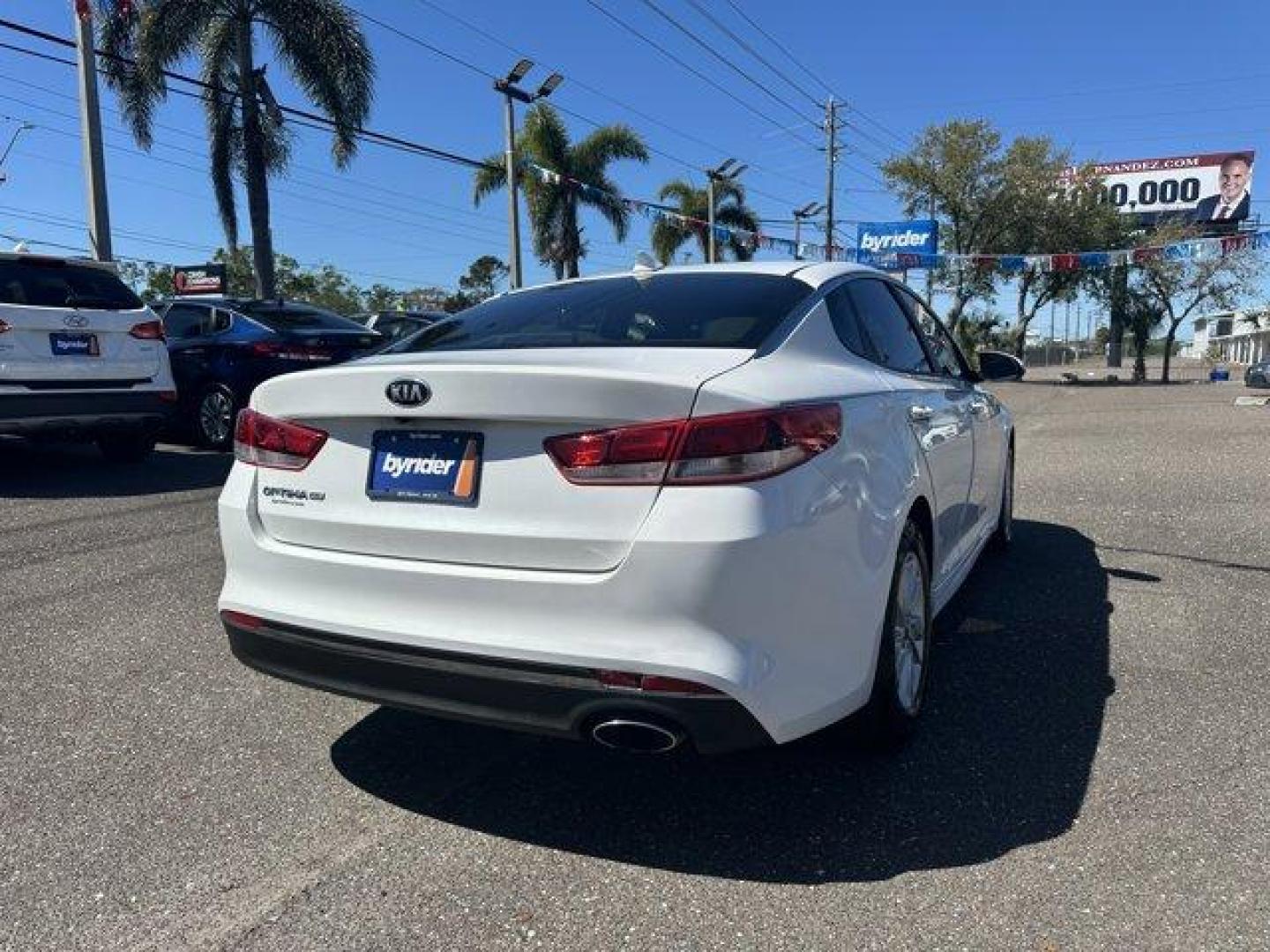 2016 Kia Optima (5XXGT4L31GG) with an Other engine, AUTOMATIC transmission, located at 7701 Park Blvd., Pinellas Park, FL, 33781, (727) 369-7777, 27.839552, -82.747284 - IIHS Top Safety Pick+. Scores 35 Highway MPG and 24 City MPG! This Kia Optima boasts a Regular Unleaded I-4 2.4 L/144 engine powering this Automatic transmission. SNOW WHITE PEARL, CARPETED FLOOR MATS, BEIGE, CLOTH SEAT TRIM W/YES ESSENTIALS.* This Kia Optima Features the Following Options *Window G - Photo#8