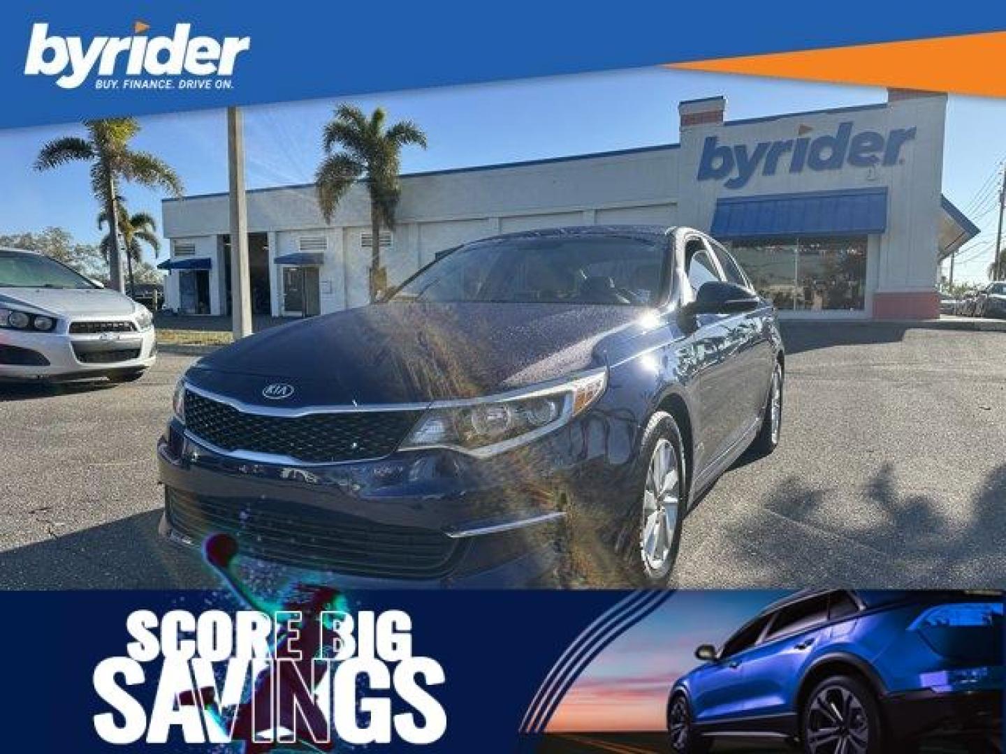 2018 Kia Optima (5XXGT4L33JG) with an Other engine, AUTOMATIC transmission, located at 7701 Park Blvd., Pinellas Park, FL, 33781, (727) 369-7777, 27.839552, -82.747284 - KBB.com 10 Best Sedans Under $25,000. Delivers 36 Highway MPG and 25 City MPG! This Kia Optima boasts a Regular Unleaded I-4 2.4 L/144 engine powering this Automatic transmission. WHEEL LOCKS, HORIZON BLUE, CARPETED FLOOR MATS.* This Kia Optima Features the Following Options *BEIGE, CLOTH SEAT TRIM - Photo#0