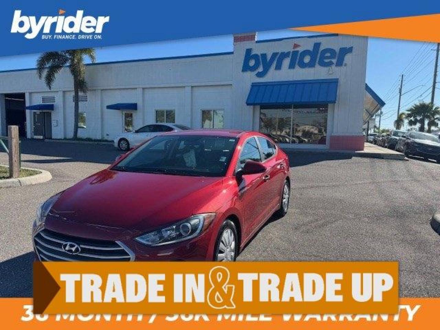 2017 Hyundai Elantra (5NPD74LF1HH) with an Other engine, AUTOMATIC transmission, located at 7701 Park Blvd., Pinellas Park, FL, 33781, (727) 369-7777, 27.839552, -82.747284 - IIHS Top Safety Pick+, Top Safety Pick+. Delivers 38 Highway MPG and 29 City MPG! This Hyundai Elantra delivers a Regular Unleaded I-4 2.0 L/122 engine powering this Automatic transmission. SCARLET RED, GRAY, PREMIUM CLOTH SEAT TRIM, Window Grid Antenna.*This Hyundai Elantra Comes Equipped with Thes - Photo#0