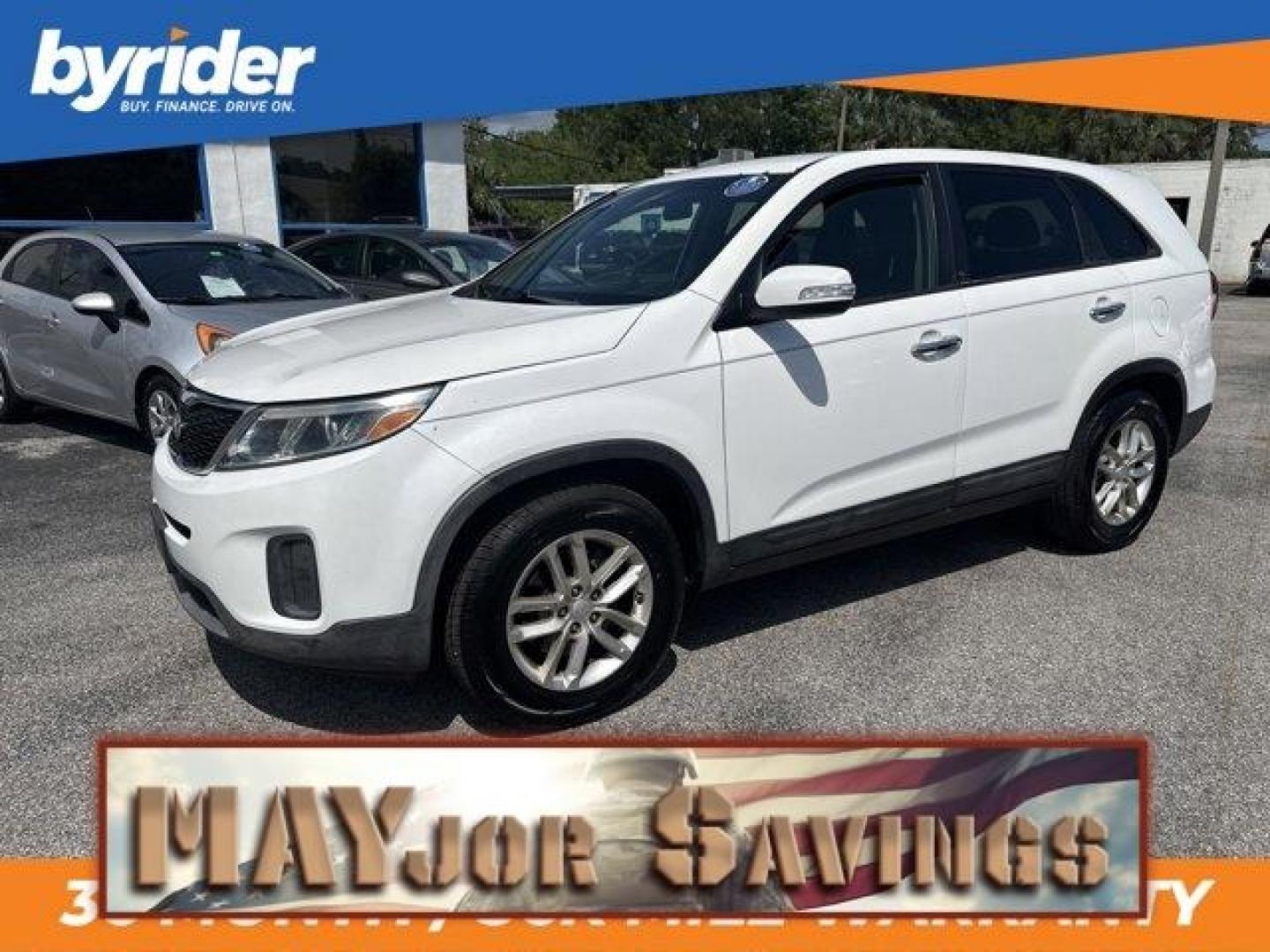 2015 Kia Sorento (5XYKT3A67FG) with an Other engine, AUTOMATIC transmission, located at 1285 Cassat Ave, Jacksonville, FL, 32205, (904) 425-3000, 30.299780, -81.732430 - KBB.com 10 Best SUVs Under $25,000. Scores 27 Highway MPG and 20 City MPG! This Kia Sorento delivers a Regular Unleaded I-4 2.4 L/144 engine powering this Automatic transmission. SNOW WHITE PEARL, CARPET FLOOR MATS (5 SEAT), BLACK, TRICOT FABRIC SEAT TRIM.*This Kia Sorento Comes Equipped with These - Photo#0