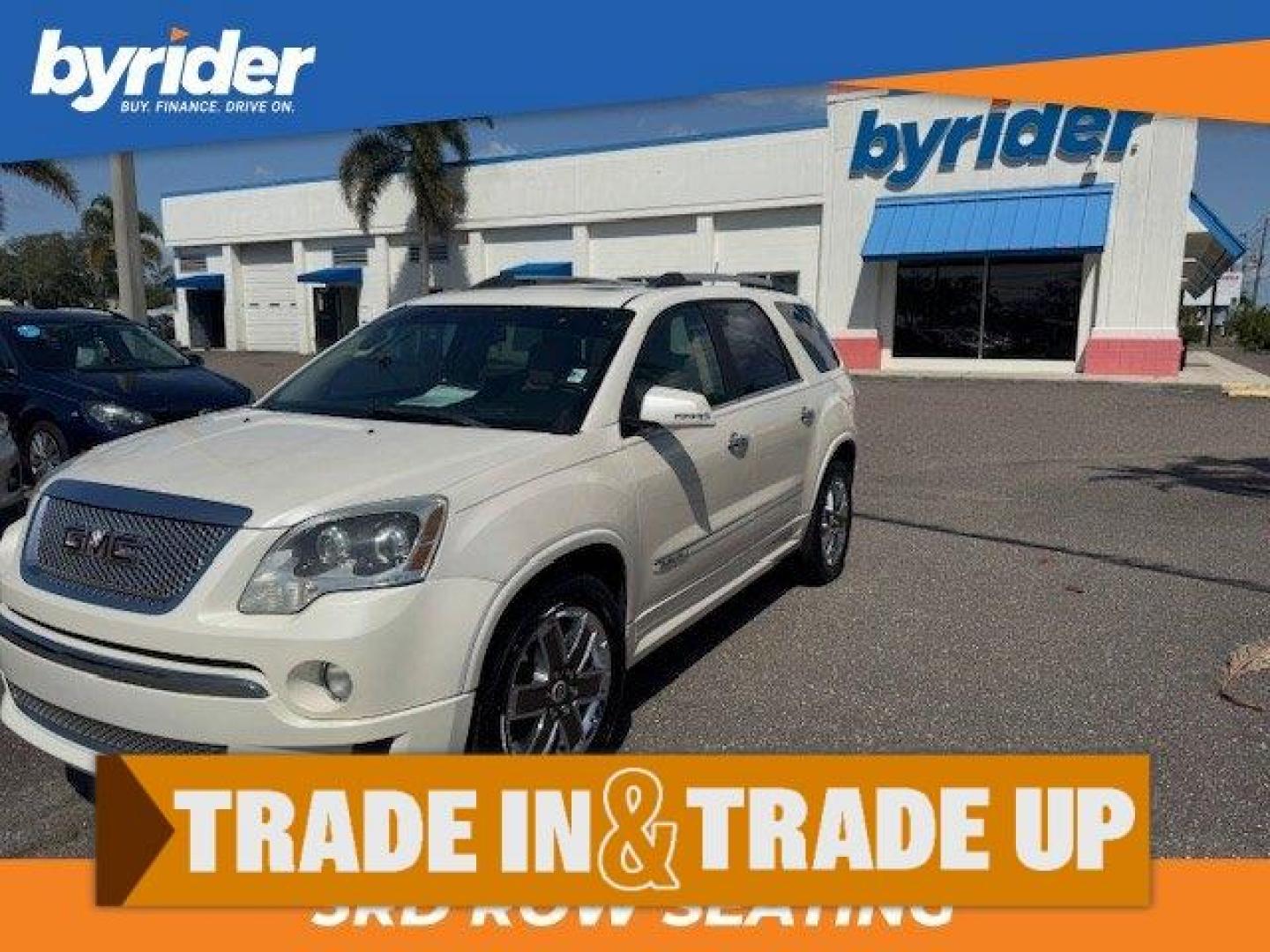 2012 GMC Acadia (1GKKRTED2CJ) with an Other engine, AUTOMATIC transmission, located at 7701 Park Blvd., Pinellas Park, FL, 33781, (727) 369-7777, 27.839552, -82.747284 - IIHS Top Safety Pick. Only 121,621 Miles! Scores 24 Highway MPG and 17 City MPG! This GMC Acadia delivers a Gas V6 3.6L/220 engine powering this Automatic transmission. WHITE DIAMOND TRICOAT, TRANSMISSION, 6-SPEED AUTOMATIC, ELECTRONICALLY CONTROLLED with overdrive (STD), SEATING, 7-PASSENGER (2-2-3 - Photo#0