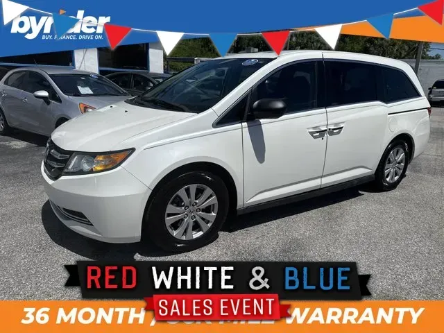 2015 Honda Odyssey (5FNRL5H63FB) with an Other engine, AUTOMATIC transmission, located at 1285 Cassat Ave, Jacksonville, FL, 32205, (904) 425-3000, 30.299780, -81.732430 - Experience the freedom of adventure and family moments with the 2015 Honda Odyssey, now available at Byrider Florida #139 in Jacksonville! This spacious and versatile van is perfect for growing families, weekend getaways, or anyone looking to enjoy comfort and safety on the road. With ample seating, - Photo#0