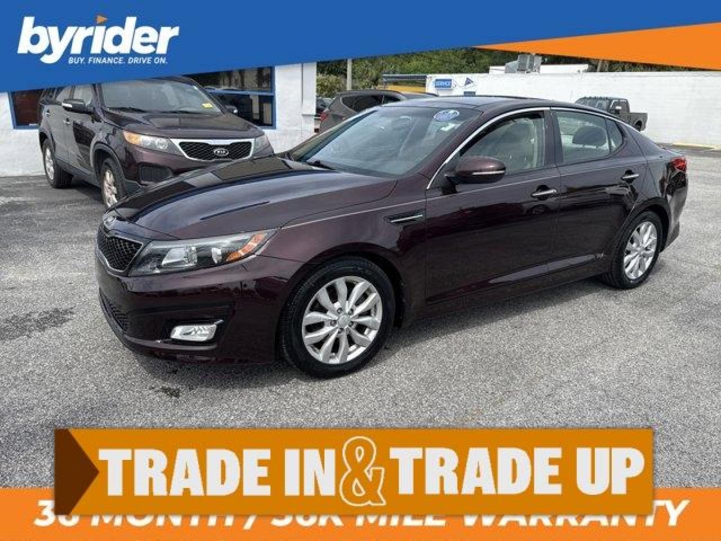 2015 Kia Optima (5XXGN4A71FG) with an Other engine, AUTOMATIC transmission, located at 1285 Cassat Ave, Jacksonville, FL, 32205, (904) 425-3000, 30.299780, -81.732430 - IIHS Top Safety Pick. Only 73,546 Miles! Delivers 34 Highway MPG and 23 City MPG! This Kia Optima delivers a Regular Unleaded I-4 2.4 L/144 engine powering this Automatic transmission. WHEEL LOCKS, EX PREMIUM PACKAGE -inc: Heated and Ventilated Front Seats, Power Folding Outside Mirrors, Radio: UV - Photo#0