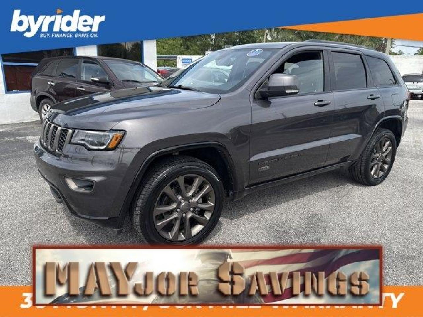 2016 Jeep Grand Cherokee (1C4RJFBG9GC) with an Other engine, AUTOMATIC transmission, located at 1285 Cassat Ave, Jacksonville, FL, 32205, (904) 425-3000, 30.299780, -81.732430 - Scores 25 Highway MPG and 18 City MPG! This Jeep Grand Cherokee delivers a Regular Unleaded V-6 3.6 L/220 engine powering this Automatic transmission. TRANSMISSION: 8-SPEED AUTOMATIC (845RE) (STD), MANUFACTURER'S STATEMENT OF ORIGIN, GRANITE CRYSTAL METALLIC CLEARCOAT.*This Jeep Grand Cherokee Comes - Photo#0
