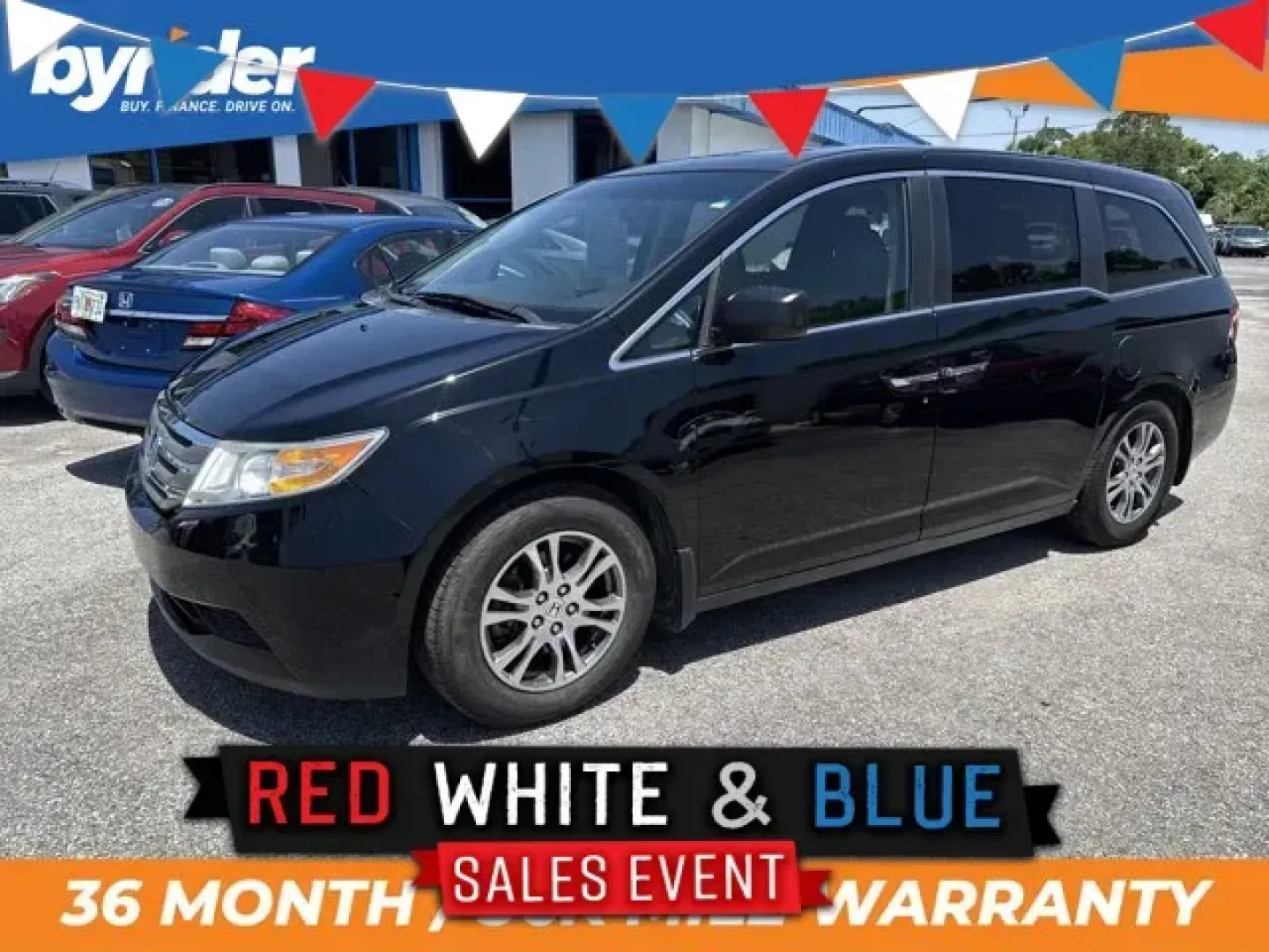 2013 Honda Odyssey (5FNRL5H68DB) with an Other engine, AUTOMATIC transmission, located at 1285 Cassat Ave, Jacksonville, FL, 32205, (904) 425-3000, 30.299780, -81.732430 - ### Embrace Family Adventures with the 2013 Honda Odyssey at Byrider Florida #139!<br /> <br /> Are you ready to elevate your family's travel game? The 2013 Honda Odyssey, available now at Byrider Florida #139 in Jacksonville, FL, is the ultimate family van that promises exceptional comfort and conv - Photo#0