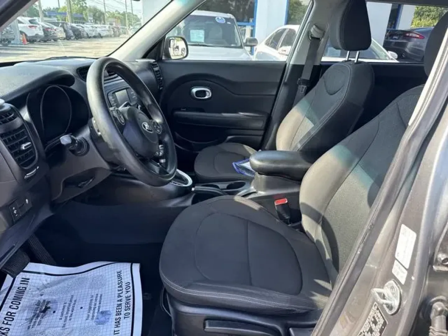 2016 Kia Soul (KNDJN2A2XG7) with an Other engine, AUTOMATIC transmission, located at 1285 Cassat Ave, Jacksonville, FL, 32205, (904) 425-3000, 30.299780, -81.732430 - IIHS Top Safety Pick. Only 103,498 Miles! Boasts 30 Highway MPG and 24 City MPG! This Kia Soul delivers a Regular Unleaded I-4 1.6 L/97 engine powering this Automatic transmission. TITANIUM GRAY, CONVENIENCE PACKAGE -inc: Auto On/Off Headlights, Rear Camera Display, Radio: AM/FM/MP3, 4.3 color touch - Photo#9