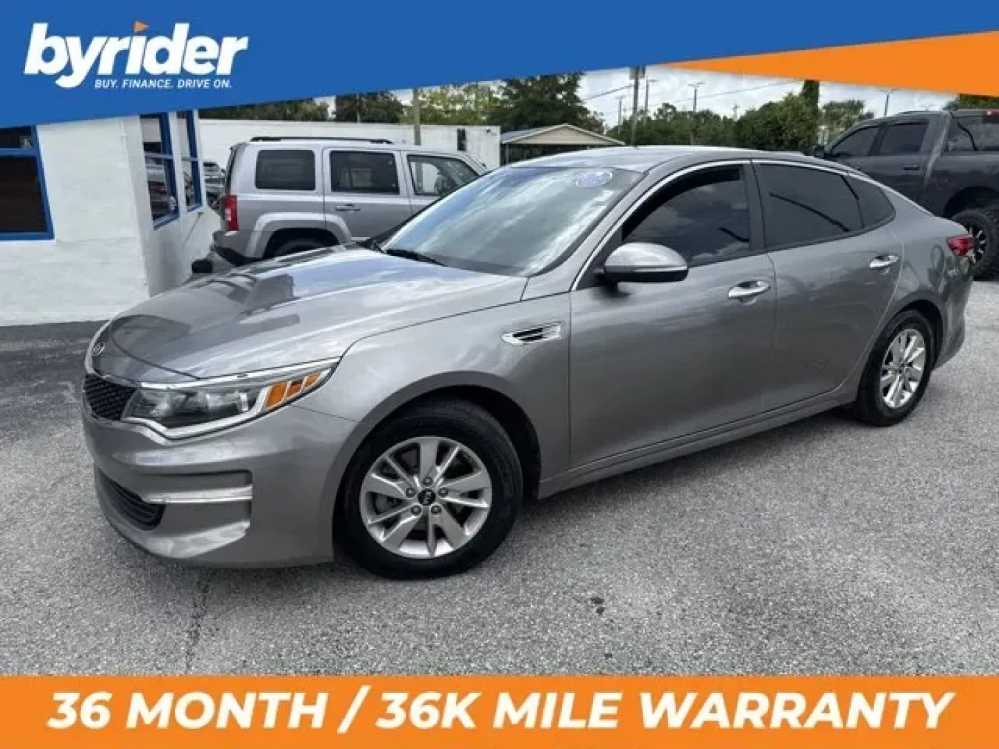 2016 Kia Optima (5XXGT4L34GG) with an Other engine, AUTOMATIC transmission, located at 1285 Cassat Ave, Jacksonville, FL, 32205, (904) 425-3000, 30.299780, -81.732430 - IIHS Top Safety Pick+. Scores 35 Highway MPG and 24 City MPG! This Kia Optima boasts a Regular Unleaded I-4 2.4 L/144 engine powering this Automatic transmission. TITANIUM GRAY, CARPETED FLOOR MATS, BLACK, CLOTH SEAT TRIM W/YES ESSENTIALS.* This Kia Optima Features the Following Options *Window Grid - Photo#1