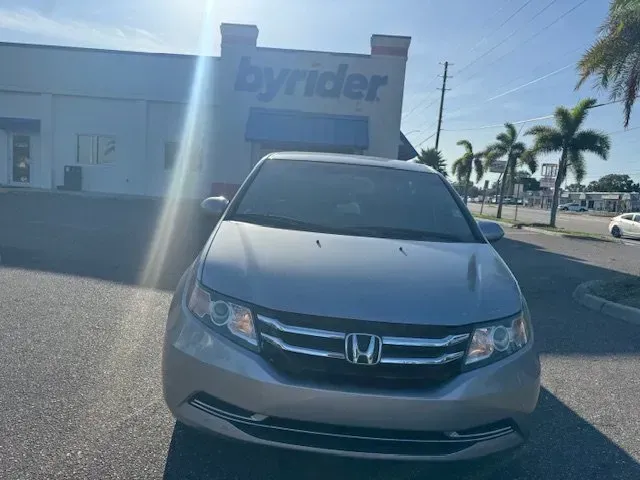 2016 Honda Odyssey (5FNRL5H35GB) with an Other engine, AUTOMATIC transmission, located at 7701 Park Blvd., Pinellas Park, FL, 33781, (727) 369-7777, 27.839552, -82.747284 - If you're searching for the perfect family vehicle or a dependable ride for your daily commutes, look no further than this 2016 Honda Odyssey, available now at Byrider Florida #154 in Pinellas Park, FL. With ample space for passengers and cargo, this silver beauty is designed to meet the needs of gr - Photo#1
