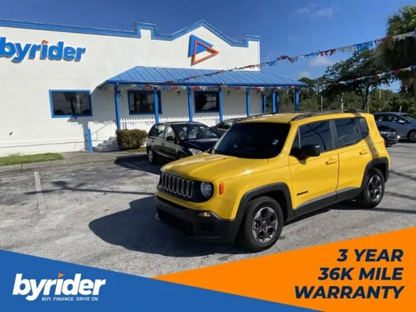 2016 Jeep Renegade (ZACCJAAT1GP) with an Other engine, AUTOMATIC transmission, located at 8829 US Hwy 19, Port Richey, FL, 34668, (727) 264-1107, 28.285917, -82.717346 - **Unleash Your Adventurous Spirit with the 2016 Jeep Renegade at Byrider Florida #162 in Port Richey, FL!**<br /> <br /> Are you ready to elevate your lifestyle? Whether you're taking the kids to school, commuting to work, or planning a weekend adventure, the 2016 Jeep Renegade is your perfect compa - Photo#0